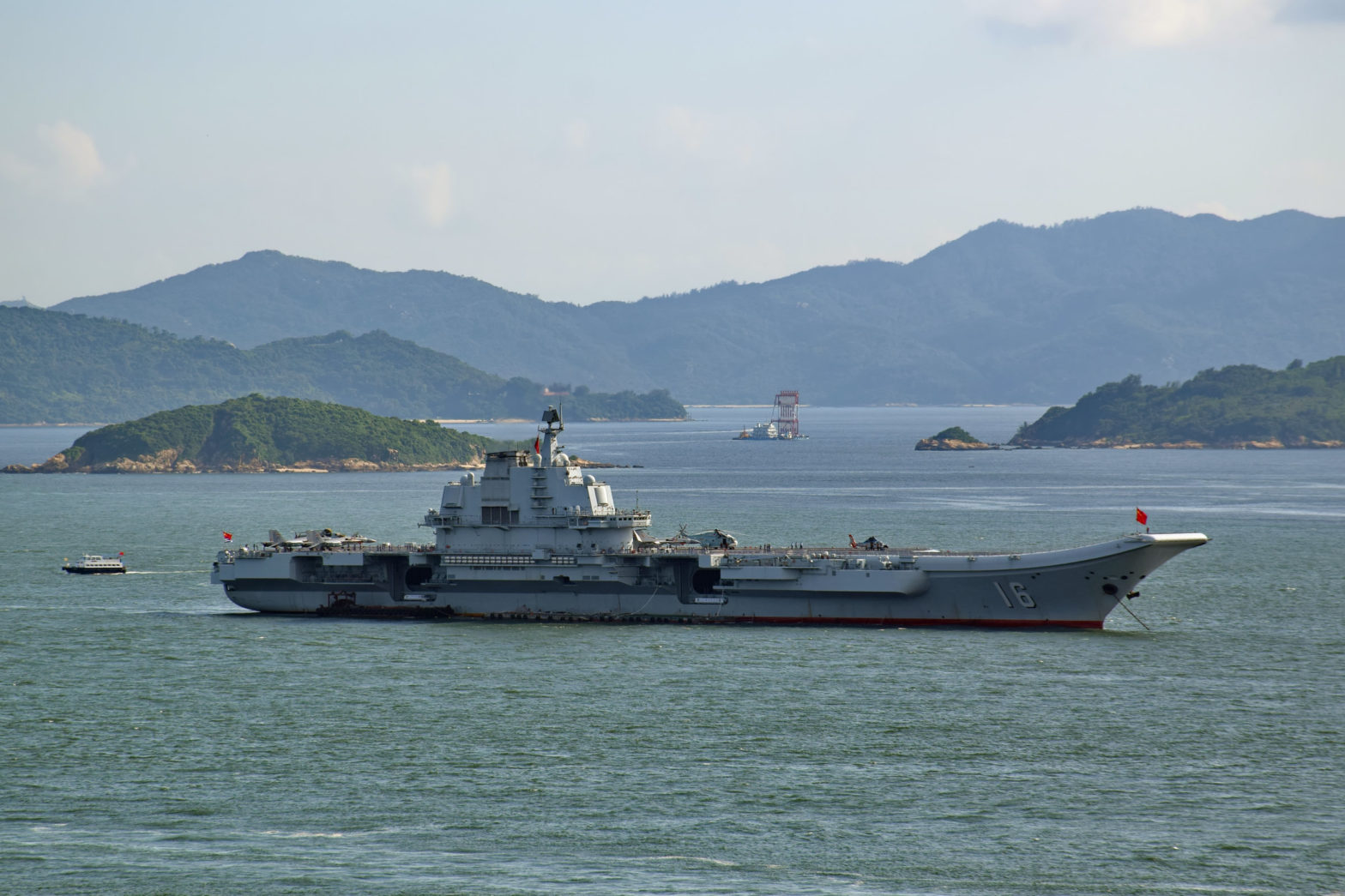 An image of aircraft carrier Liaoning